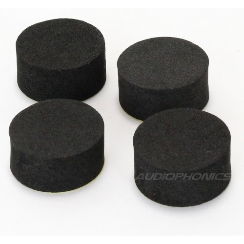 Duokon Lot de 4 Pieds d'Isolation pour Enceintes HiFi en Bois
