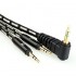 HIFIMAN Hybrid OFC Cable Angled Jack 3.5mm to 2x Jack 2.5mm for HIFIMAN Headphone HE Series 3m