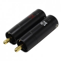 ELECAUDIO RC90-REDC RCA Connectors Red Copper Gold plated 24K Ø 9mm (Pair)