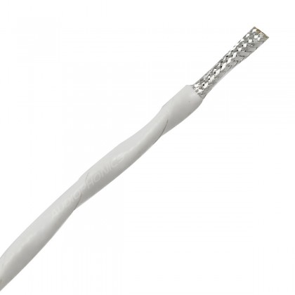 Pur Copper Silver Plated shielded Cable High Purity White PTFE Ø