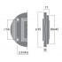 MONACOR RBT-95 Speaker Driver Isodynamic Ribbon Tweeter 30W 8 Ohm 98dB
