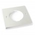 Wall plate Aluminum base Schuko for FURUTECH FI-E30 Silver