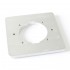 Wall plate Aluminum base Schuko for FURUTECH FI-E30 Silver