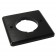 Wall Plate Aluminum base plate Schuko for FURUTECH FI-E30 Black