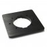 Wall Plate Aluminum base plate Schuko for FURUTECH FI-E30 Black