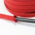 Coton natural Sleeve for cable Ø10-14mm Red