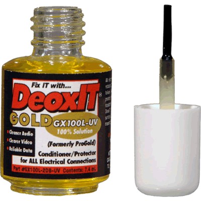 CAIG DEOXIT GOLD GX100L-2DB Brush Bottle 7.4 ml