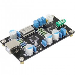 DIY USB DAC Board ES9023 PCM2706 16bit / 44khz
