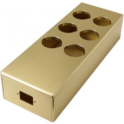 AUDIOPHONICS MPC6 V2 GOLD Aluminum Distributor 6 sockets Gold plated NEOTECH