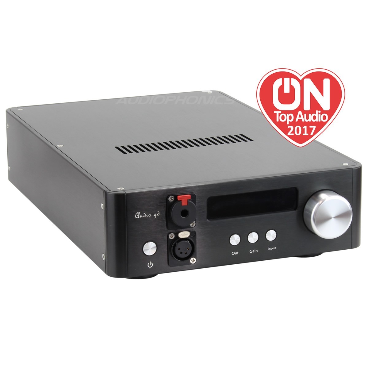 AUDIO-GD NFB-1AMP 2019 Discrete Headphone Amplifier / Preamplifier Class A Black