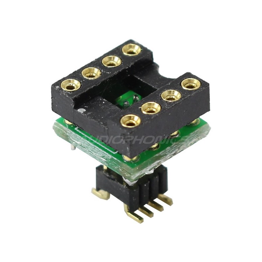 Adaptateur AOP DIP8 8 Pins sur Circuit CMS SOIC8 à Souder (Unité) -  Audiophonics