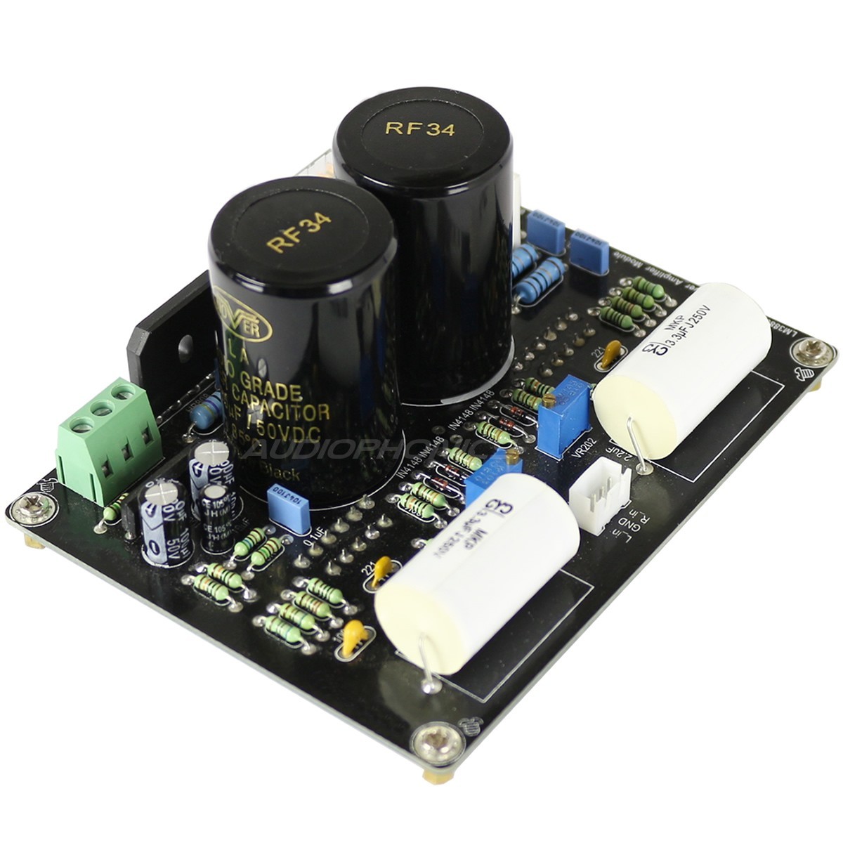 Stereo Amplifier board LM3886T Class AB 2x 68W / 4Ohm