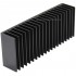 Radiateur dissipateur thermique anodisé Noir 160x32x62mm