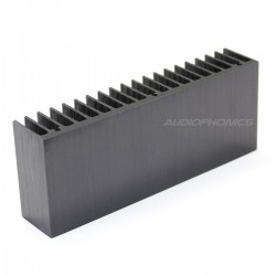 Heat Sink Aluminium Black 160x32x62mm