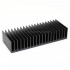 Radiateur dissipateur thermique anodisé Noir 160x32x62mm