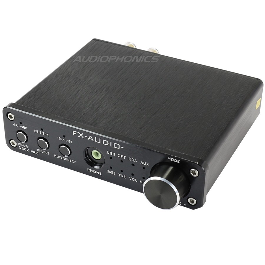 FX-AUDIO D302 PRO Amplificateur FDA STA369 Stéréo 2x30W 4 Ohm Noir