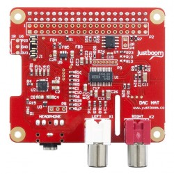 JustBoom DAC HAT DAC PCM5122 pour Raspberry Pi 3 / Pi 2 / A+ / B+