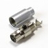 1877PHONO HEMI-HP Gold Plated 3 Way Female Mini XLR Connector Ø4,4mm Silver (Unit)