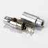 1877PHONO HEMI-HP Gold Plated 3 Way Female Mini XLR Connector Ø4,4mm Silver (Unit)