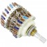 Step Shunt potentiometer Vishay Dale 23 positions Ø6mm Serrated Axis Stereo 50K LOG