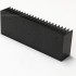 Radiateur Dissipateur Thermique Anodisé 176x60x33mm Noir