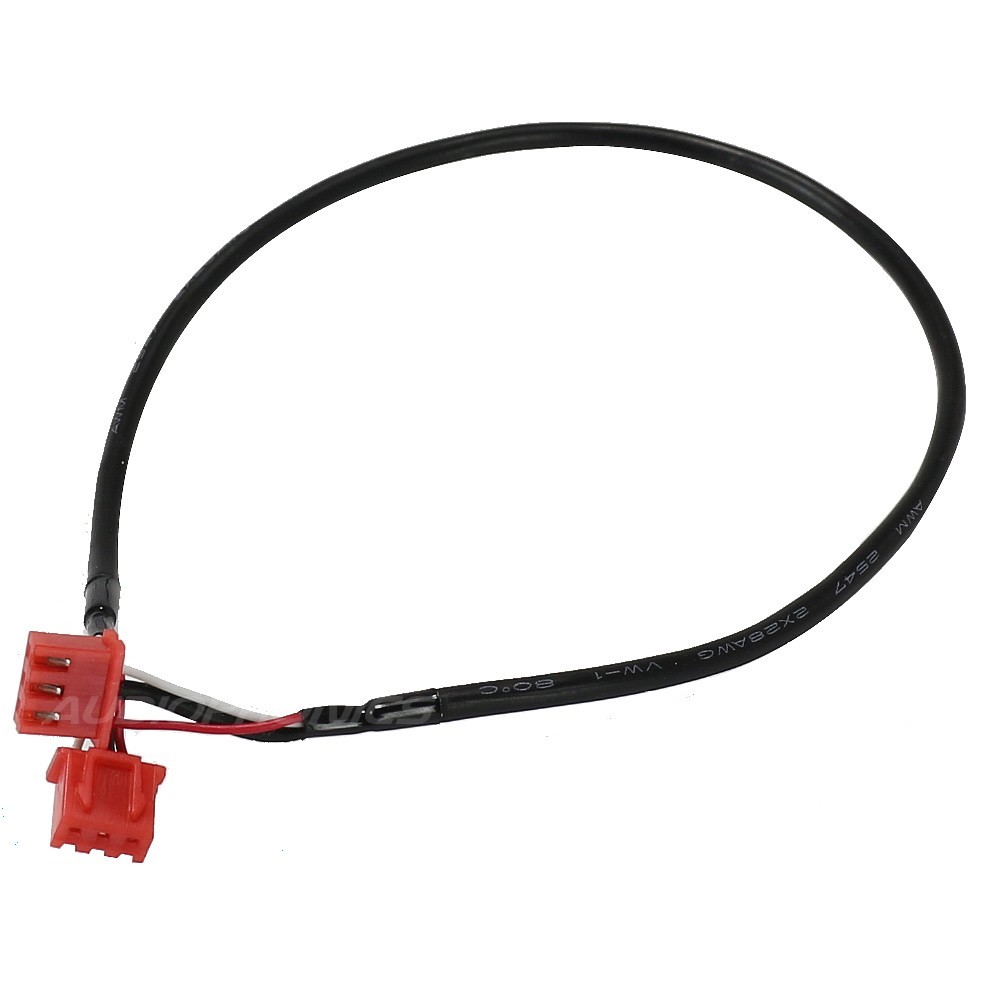 XH 2.54mm Female / Female Cable 3 Poles 2 Connectors Black 20cm (Unit)