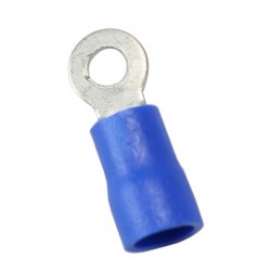 Cosses à œillets isolée bleu Ø 3.5mm (x10)