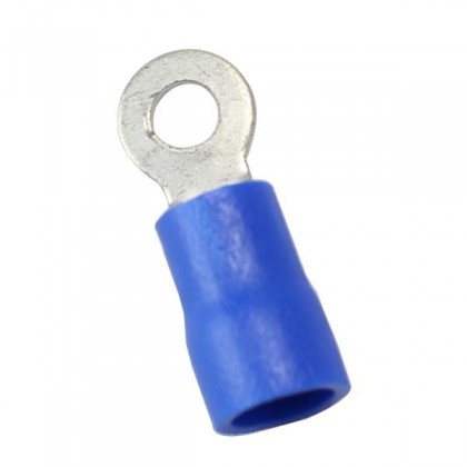 Cosses à œillets isolée bleu Ø 3.5mm (x10)