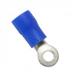 Cosses à œillets isolée bleu Ø 3.5mm (x10)