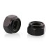 HU LockNut Nyloc Nut Steel Zinc Black M3x4mm (x10)