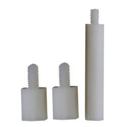 Entretoises Nylon Femelles / Mâles M3x10+6mm (x10)