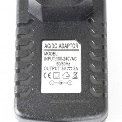 Adaptateur secteur alimentation 100-240V AC vers 5V / 3A DC