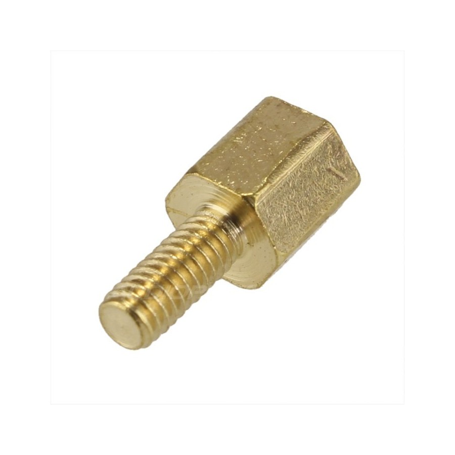 Brass Spacers M2.5x8mm Male / Female (x10) Audiophonics