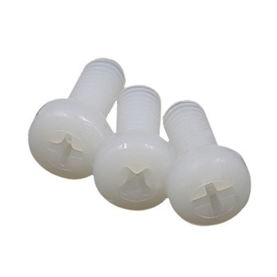 Vis TFS Tête Bombée Nylon M6x8mm (x10)