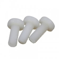 Vis TFS tête bombée Nylon M2.5x6mm (x10)