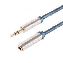 Extension Cable 3.5mm Male Jack - 3.5mm Female Jack SLIM LINE 3m