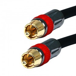 Coaxial cable SPDIF 75 Ohm Copper Gold Plated 24K 3m
