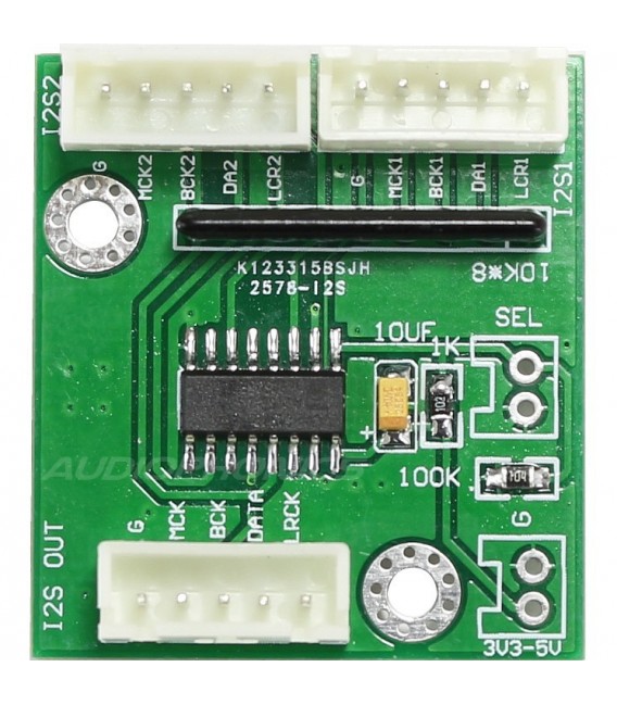 Twoway Audio I2S two I2S in/out one out Switching Module Audiophonics