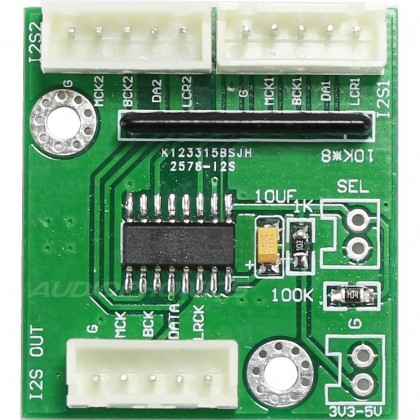 Two-way Audio I2S two I2S in/out one out Switching Module