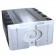 100% Aluminium DIY Box / Case with Vu-meter for Audio Amplifier 499x480x260mm