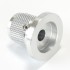 Knob Aluminum Grip D Shaft 25x30x22mm Ø6mm Silver