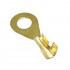 Ring Crimp Terminal Gold Plated Ø5mm (x10)