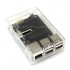 Raspberry Pi 3 / Pi 2 and ODROID-C2 Plastic Chassis / Case / Box Transparent