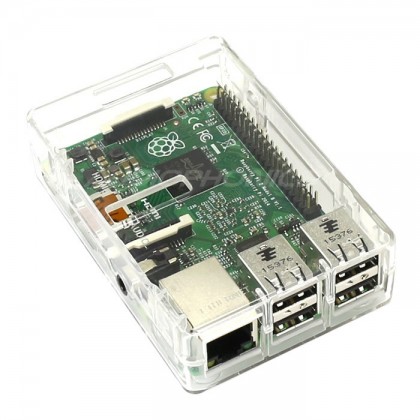 Boîtier transparent pour Raspberry Pi 3 / Pi 2 et ODROID-C2