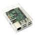 Boîtier plastique pour Raspberry Pi 3 / Pi 2 et ODROID-C2 Transparent