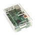 Boîtier plastique pour Raspberry Pi 3 / Pi 2 et ODROID-C2 Transparent