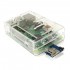 Boîtier plastique pour Raspberry Pi 3 / Pi 2 et ODROID-C2 Transparent