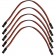 Câble I2S 2.54mm Femelle / Femelle Silicone 15cm 2 Pôles (Set x5)