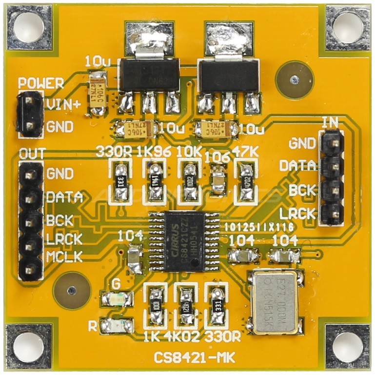 Asynchronous sample rate converter upsampling module cs8421 32bit 