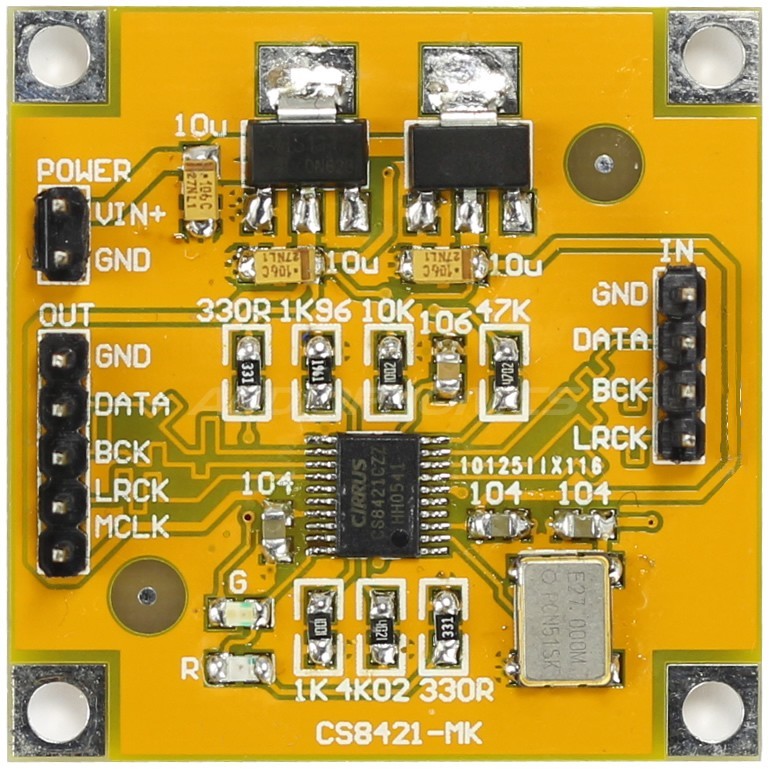 Module ASRC I2S Upsamling Asynchrone Anti Jitter CS8421 32bit 192kHz